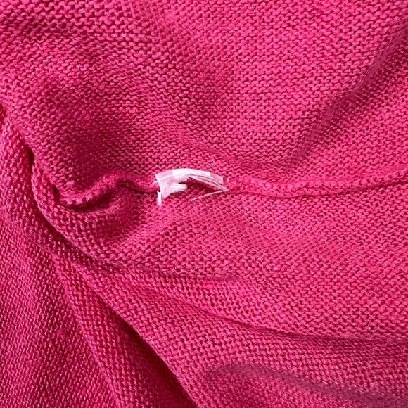 Eileen Fisher Boatneck Dolman Sleeve Boxy Sweater Knit Top Pink Womens XL - Picture 6 of 6